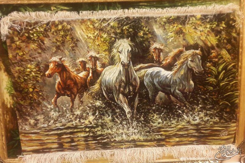 Carpets herd of horses